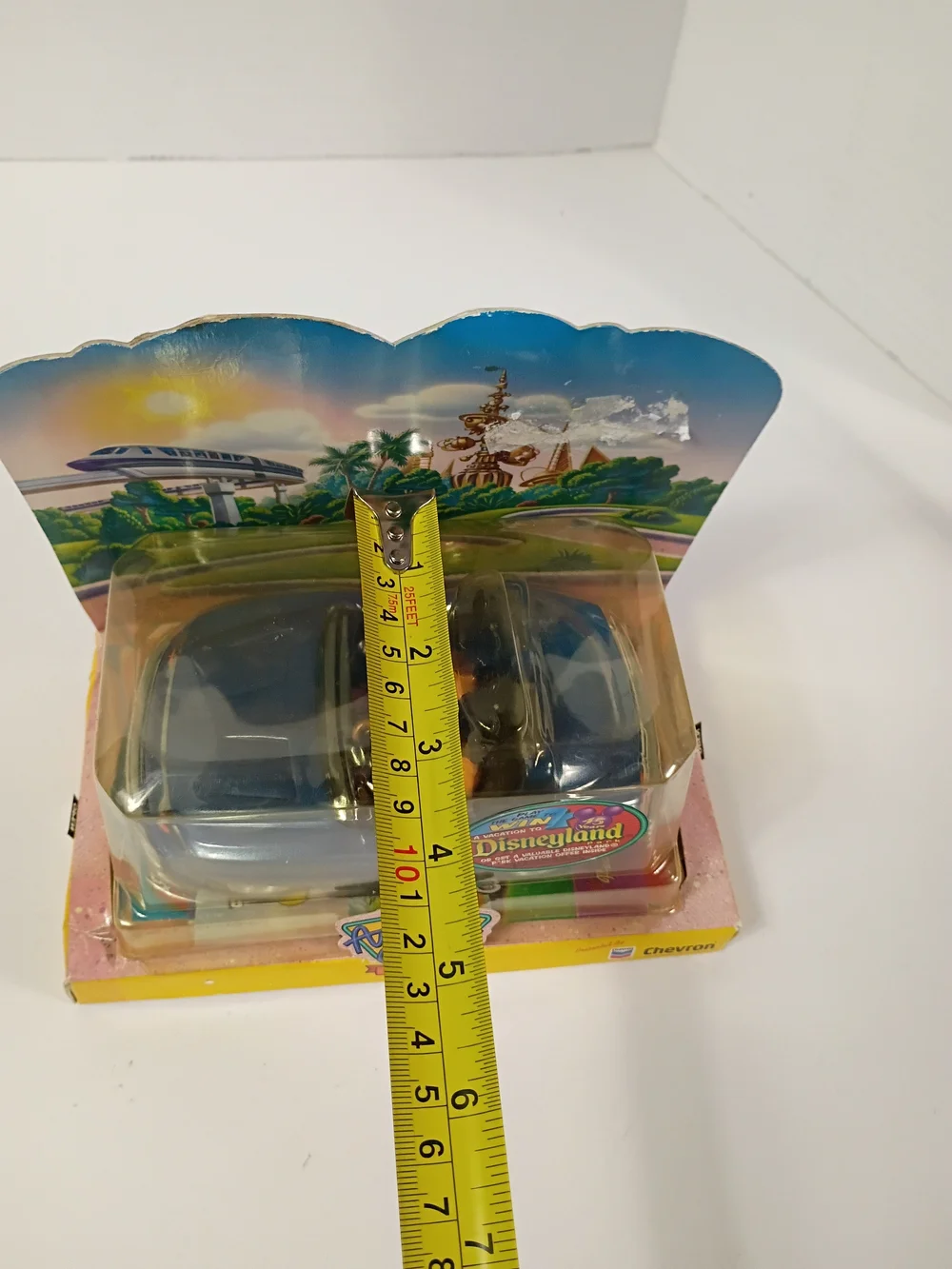 The Chevron Cars Autopia Cars Disneyland Retired - Stickers & Postcard 2000